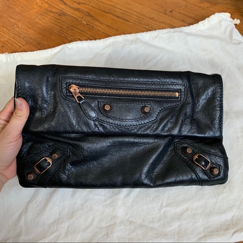 Balenciaga Motocross Giant 21 Envelope Clutch
